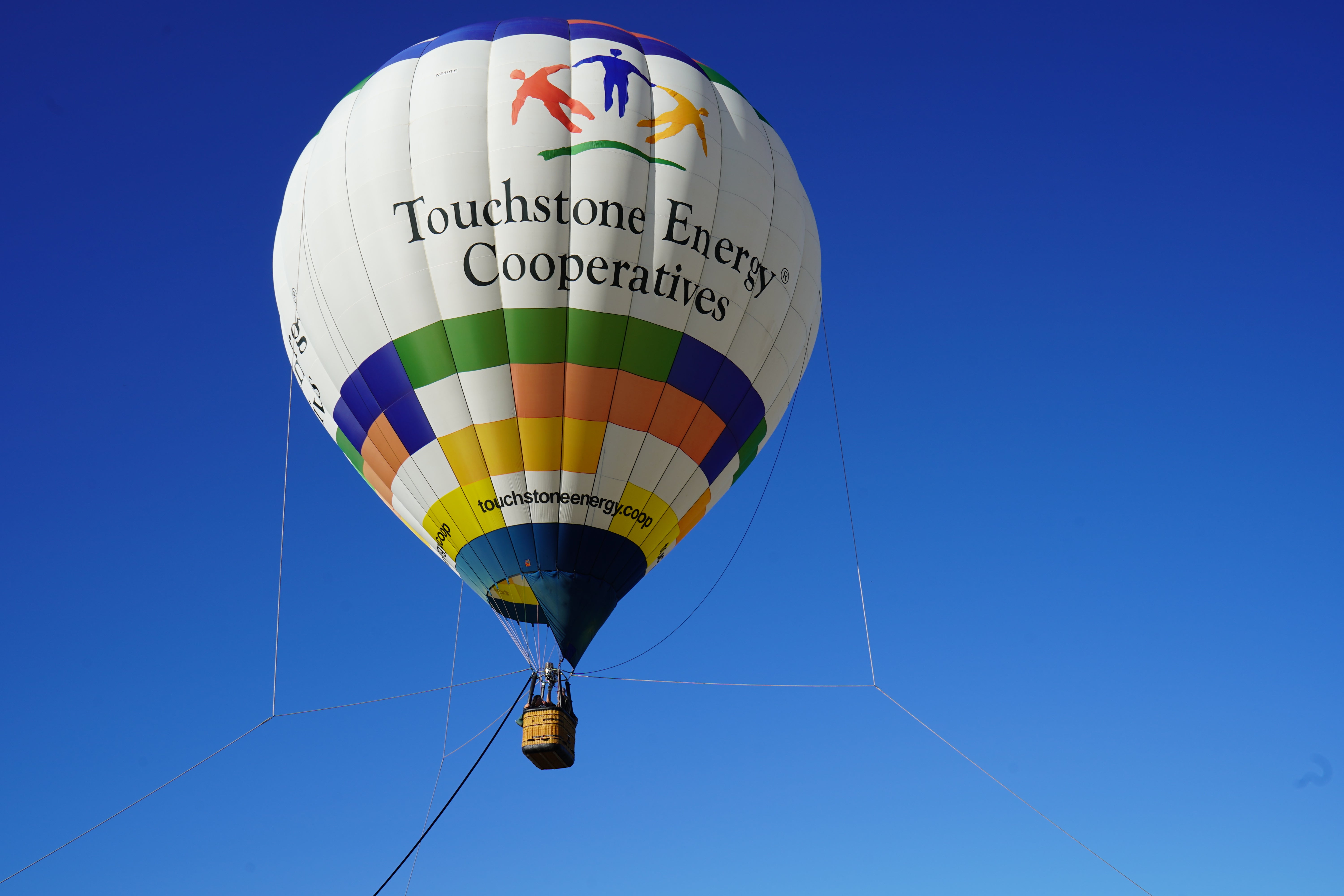 Touchstone Energy Balloon in an Blue Sky