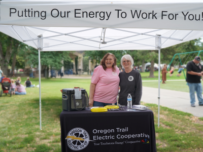 OTEC Team at Community Event Table